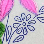 BORDADO FANTASÍA PUNTADAS FÁCILES PARA FLORES PEQUEÑAS | HAND EMBROIDERY EASY STITCH UNIQUE DESIGN