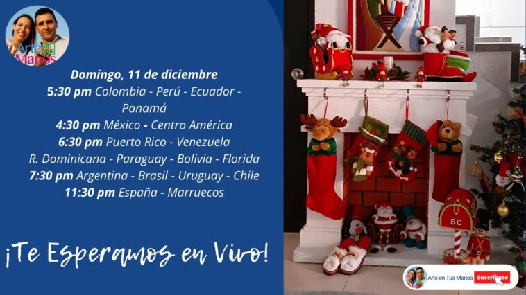 ?Cómo Celebramos la Navidad y Algunas de Nuestras Costumbres - VÍDEO EN VIVO - Arte en Tus Manos