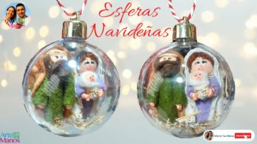 ?Cómo Hacer un NACIMIENTO Para ESFERAS ACRÍLICAS de Navidad, Tutorial con Arte en Tus Manos