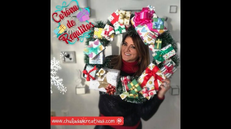 ⛄️ Corona Navideña con Regalitos :: Christmas DIY Craft ?  Chuladas Creativas