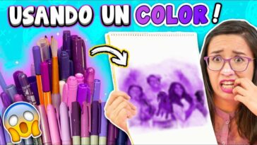 DIBUJANDO YOUTUBERS con TODOS mis materiales MORADOS ?Jukilop, Mis Pastelitos ? Craftingeek