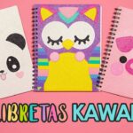 DIY: DECORA tus libretas KAWAII de PANDA, BUHO y CERDITO