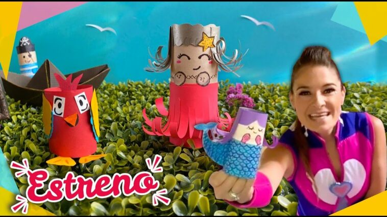 ? ☠️ Piratas y Sirenas ??‍♀️ de cartón ? Vamos a divertirnos con una invitada muy especial