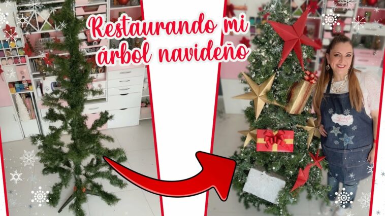 ? Renovando mi árbol viejo de Navidad ?