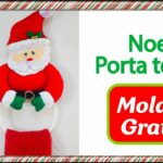 #Tutorial Fácil y práctico Noel Porta Toallas (TODO A MANO) Moldes gratis