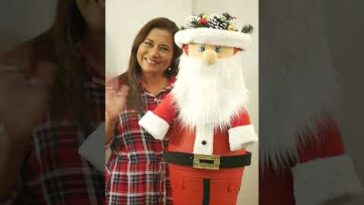 #Tutorial #SantaClaus Jardinera / Aprende con nosotros