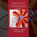 Bordado de flores. ?? #bordandoarte #bordar #embroidery #bordadofantasia #bordadoamano #puntadas