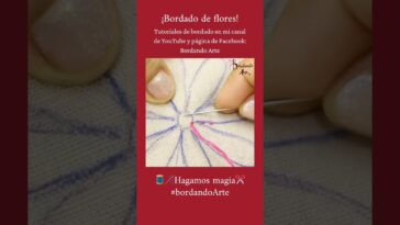 Bordado de flores. #bordandoarte #bordar #embroidery #bordadofantasia #bordadoamano #stitching