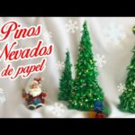 ⛄️ Pinos Nevados de Papel ?  Pinos Navideños  ChristmasTree DIY