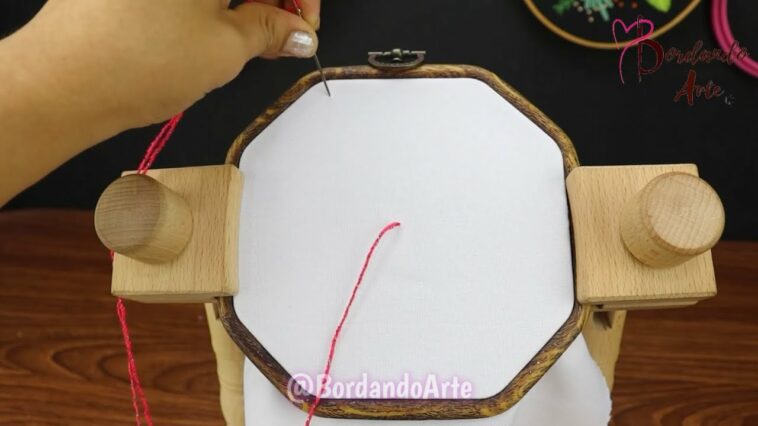 8 PUNTADAS FÁCILES Y DIFERENTES PARA BORDADOS DE FLORES | HAND EMBROIDERY EASY STITCH