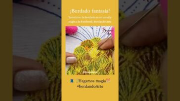 Bordado de piña. #embroidery #bordar #bordadofantasia #stitching #bordadoamano