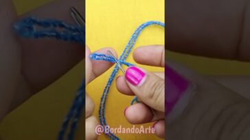 Bordado sin nudos. #bordandoarte #embroidery #stitching #bordadofantasia #bordar #bordadoamano