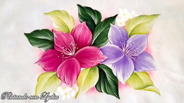 Pintura / Cómo Pintar Flores Violeta