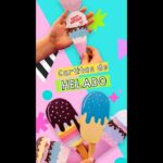 Cartas para regalar en forma de helado ?? #shorts✎