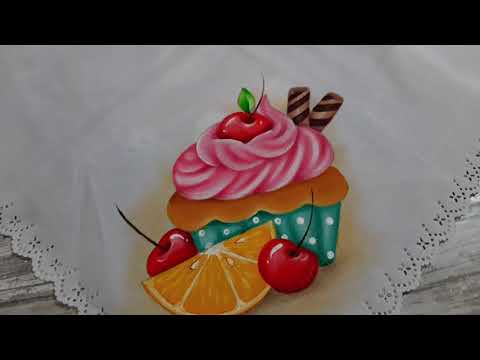 Pintura Acrílica Cómo Pintar un Cupcake