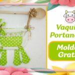 ??️Preciosa #Vaquita #Portanotas - #Tutorial