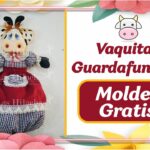 ?Preciosa y útil Vaquita Guardafundas - #Tutorial