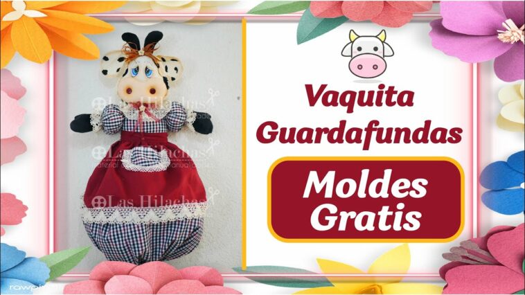 ?Preciosa y útil Vaquita Guardafundas - #Tutorial