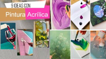 9 Ideas de Pintura Acrílica