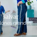 AUMENTA LA TALLA DE TU PANTALON JEAN, O VAQUERO/Fácill de hacer/No pierdas tu pantalón, arréglalo