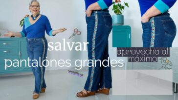 AUMENTA LA TALLA DE TU PANTALON JEAN, O VAQUERO/Fácill de hacer/No pierdas tu pantalón, arréglalo