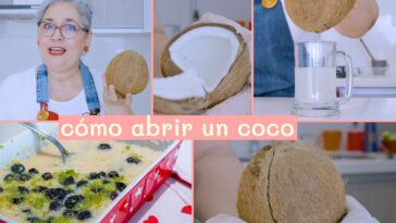 Así abro el coco para hacer el dulce: rápido y fácil | Así aprendí con mi mamá .