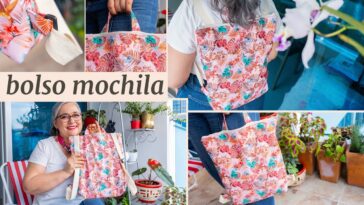 BOLSO MOCHILA, rápido y fácil de hacer| Para ti, para regalar  o  como idea de negocio