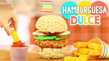 Haz HAMBURGUESAS DE DULCE - Postre Fácil y Divertido ?? ✎ Craftingeek