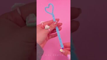 IDEA PARA UN BOLÍGRAFO CON CORAZÓN - INCREÍBLES Y LINDAS IDEAS PARA COLEGIO