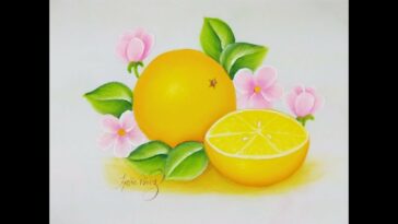 Pintura En Tela Como Pintar Naranjas