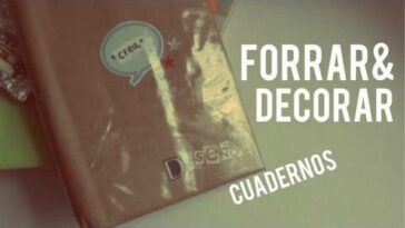 Tips para forrar/decorar tus cuadernos // Regreso a clases