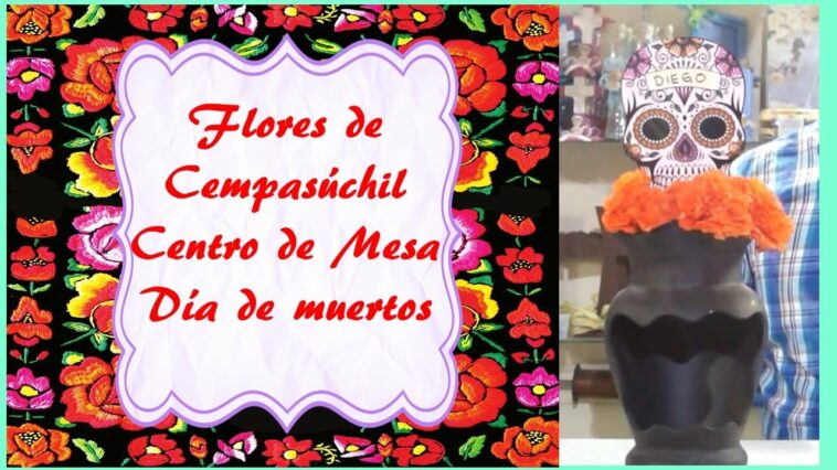 ¿Cómo hacer flores de Cempasúchil/Centro de mesa día de muertos?