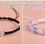 2 PULSERAS DE FLORES MUY FACILES DE HACER ? tutorial