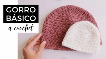 CÓMO TEJER GORRO BÁSICO A CROCHET | todas las tallas y todos los materiales!!! TUTORIAL PASO A PASO