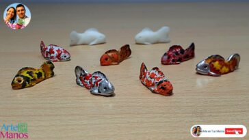 ?Cómo Hacer PECES EN PORCELANA FRÍA, Fácil Con Arte en Tus Manos