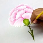 Como Pintar Flores / Clavel / How To Paint A Carnation Flower