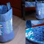 Cómo hacer una canasta o cesta de con retazos fácil y creativa/DIY/cesta única con trozos de tela.