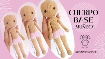 Cuerpo Base Muñeca Amigurumi ?? Tutorial tejido a crochet