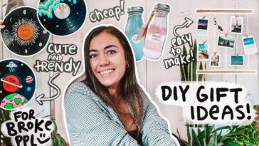 DIY holiday gifts for BROKE people!!