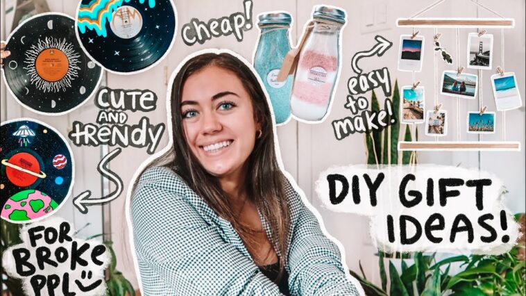 DIY holiday gifts for BROKE people!!