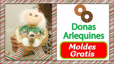 ?#Donas ?‍?#Arlequines - #Tutorial #Navideño?