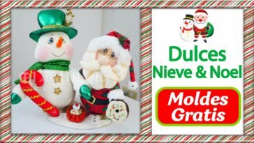 ⛄?Dulces #Nieve & #Noel - #Tutorial #Navideño