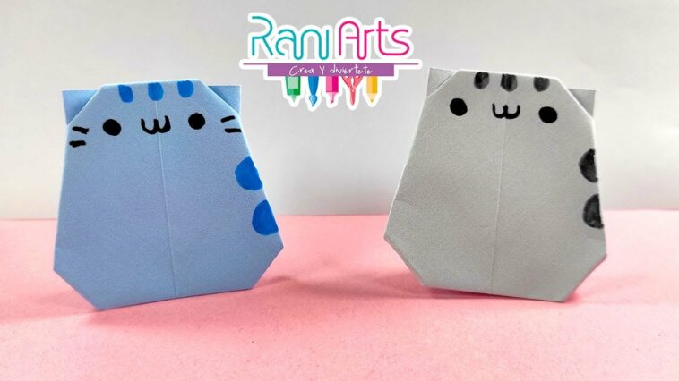 GATITOS DE ORIGAMI - super lindos - DIY - ORIGAMI CAT