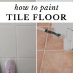 How to Paint Tile Floor | Painting Tile Floors Before and After