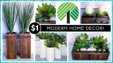 NEW DOLLAR TREE DIY MODERN DECOR | Transform $1 Items Into High End Home Modern / Boho Style Decor!