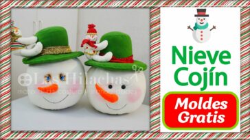 ⛄#Nieve #Cojín - #Tutorial #Navideño?