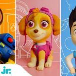 PAW Patrol: How to Make Chase, Skye & Ryder from Clay | Stay Home #WithMe | Arts + Crafts | Nick Jr.
