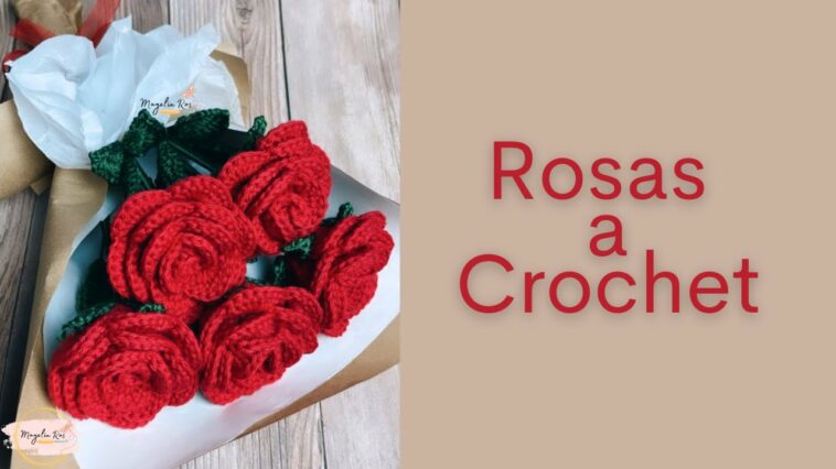 Tutorial Rosas Tejidas a Crochet Fácil?Mayelin Ros