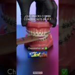 ¿Que comer con brackets en ?? ? - Odontología Láser #Shorts