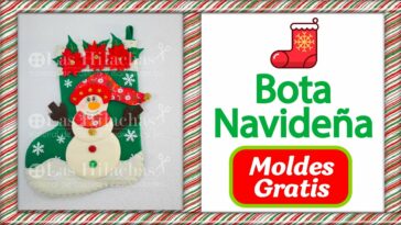 ???#Bota navideña - #Tutorial #Navideño?